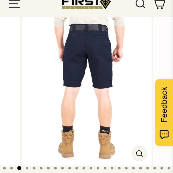 Teflon Men's Black Cargo Shorts - Picture 6 of 6